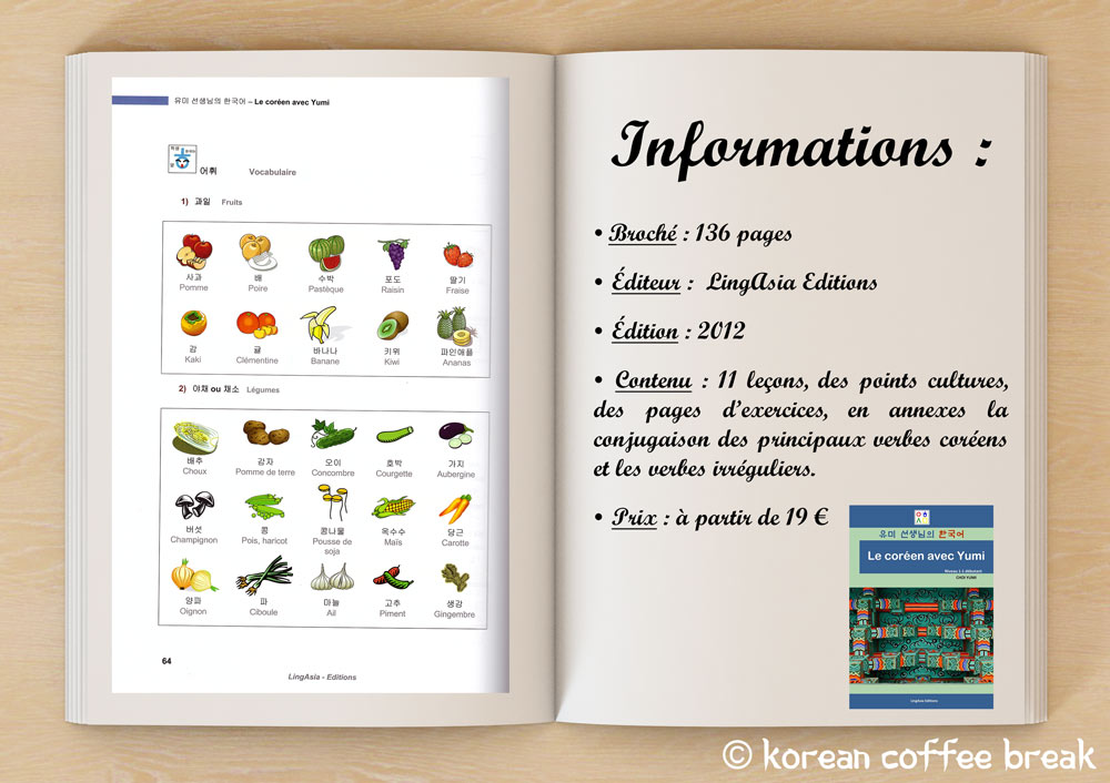 Le coréen avec Yumi niveau 1-1 débutant