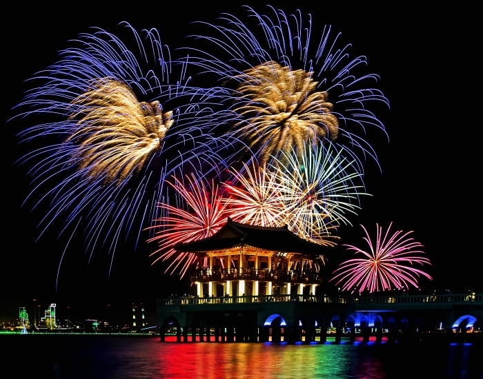 Festival international des lumières à Pohang