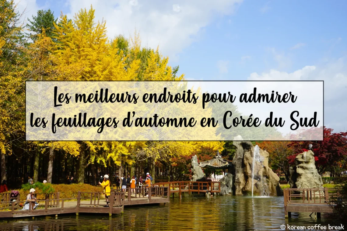 Les feuillages d’automne en Corée du Sud