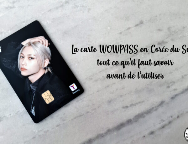 Carte Wowpass Corée du Sud