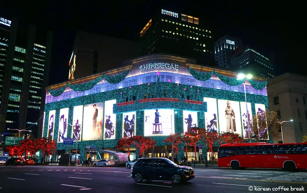 Noël en Corée du Sud - Myeongdong