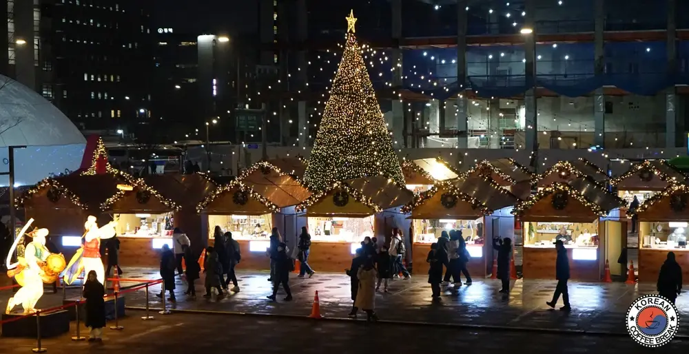Noël à Séoul : Gwanghwamun Square Market