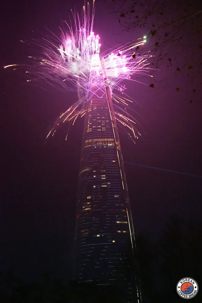 Festivals hiver Corée du Sud : Lotte World Tower nouvel an
