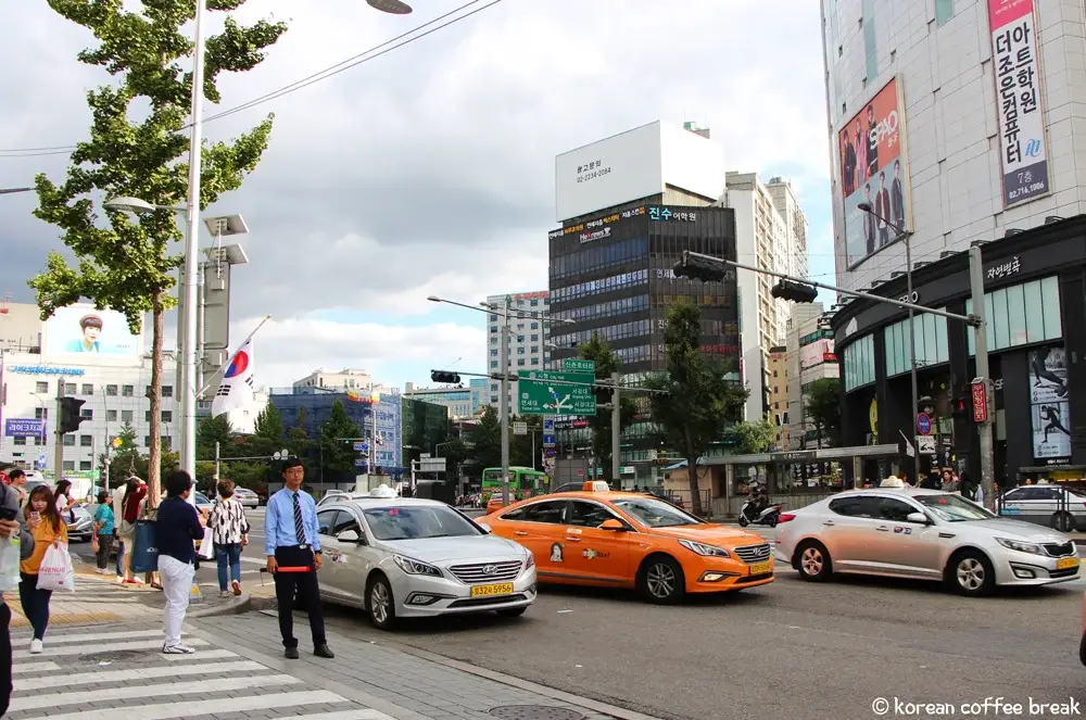Taxis en Corée du Sud